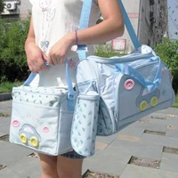 waterproof mummy shoulder bags multifunction mom baby stroller bag maternity cartoon handbag baby feeding bottle care