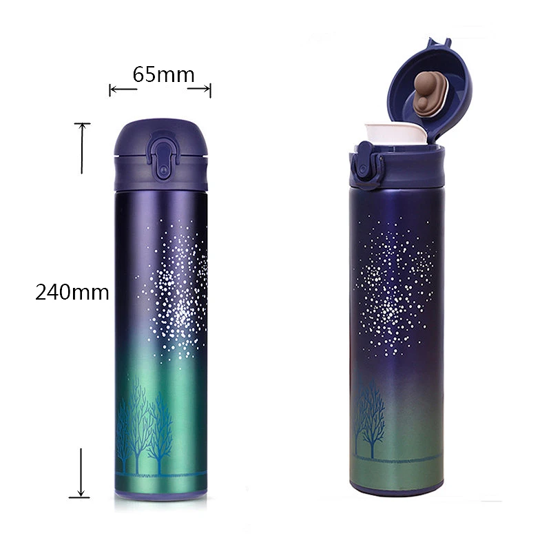 Double Wall Stainless Steel Vacuum Flasks 500Ml Cup Coffee Tea Milk Travel Mug Thermo Bottle Gifts | Дом и сад