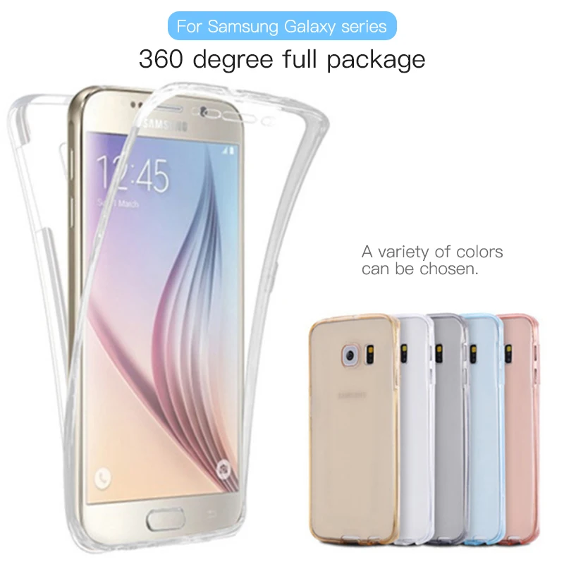 Soft 360 Full Cover Silicone Case for Samsung Galaxy Note 9 S9 J8 J4 A6 A6plus A8plus A7 A8 A5 2018 S3 S4 G360 G530 J2 J5 prime |