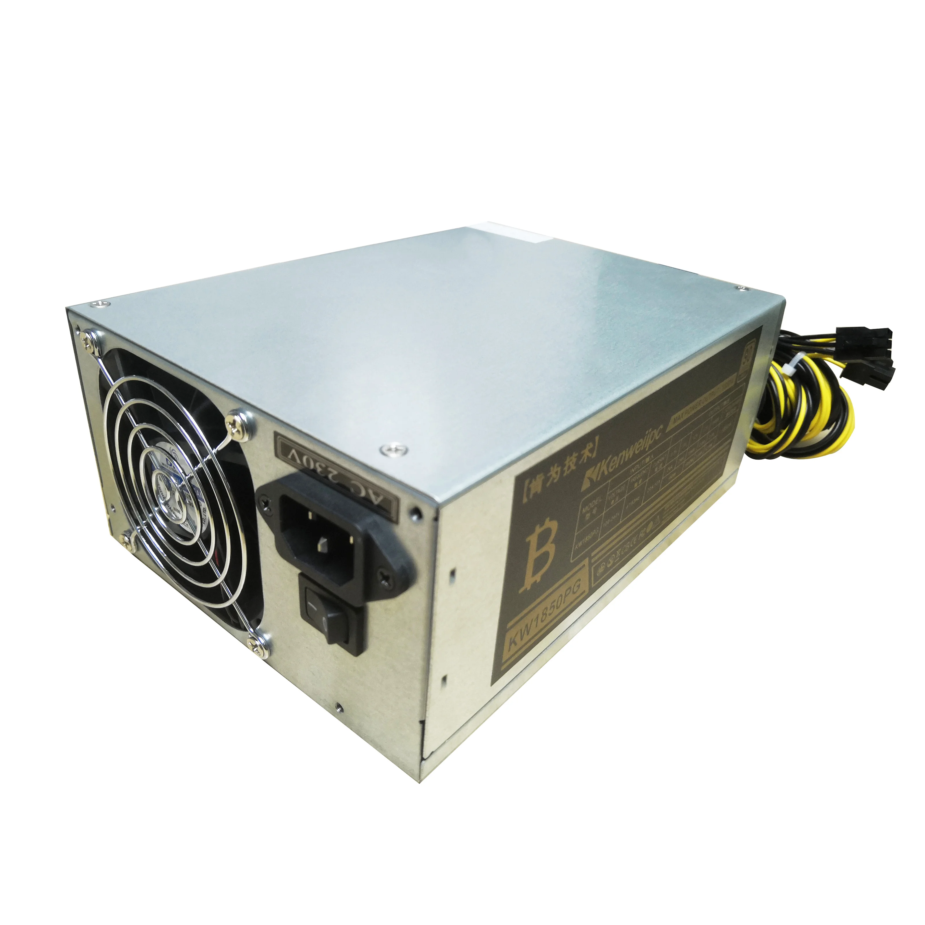 Высокоэффективный блок питания 1800 Вт 6PIN * 10 с поддержкой antminer S9 T9 A7 D3 L3 BTC для