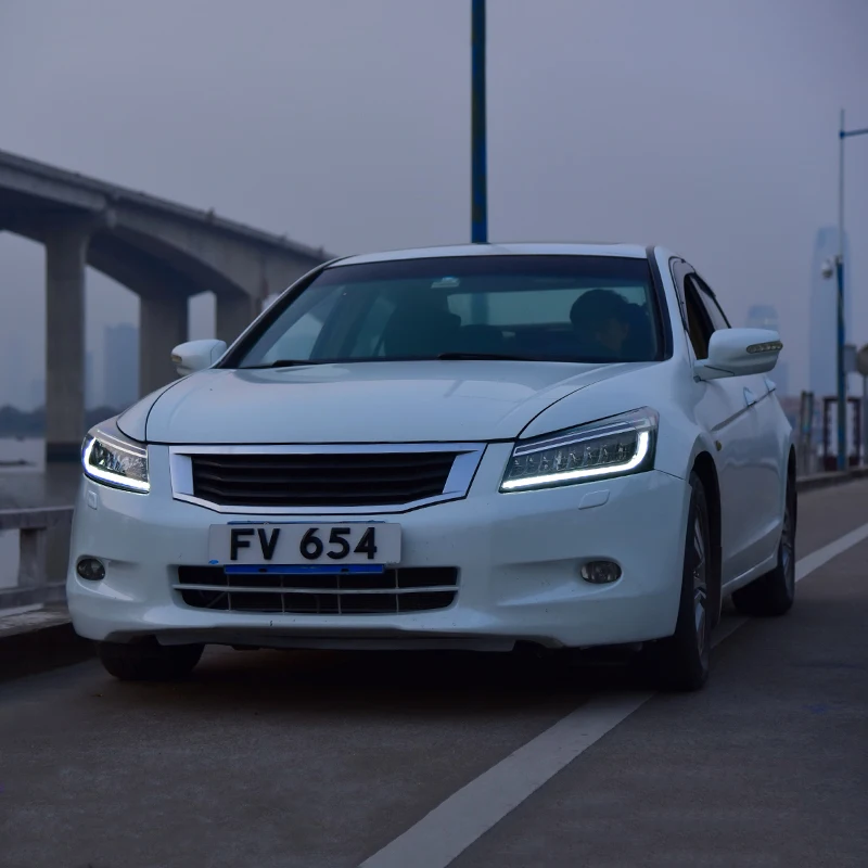 Головной светильник в сборе для Honda Accord 2008-2012 полный светодиодный источник