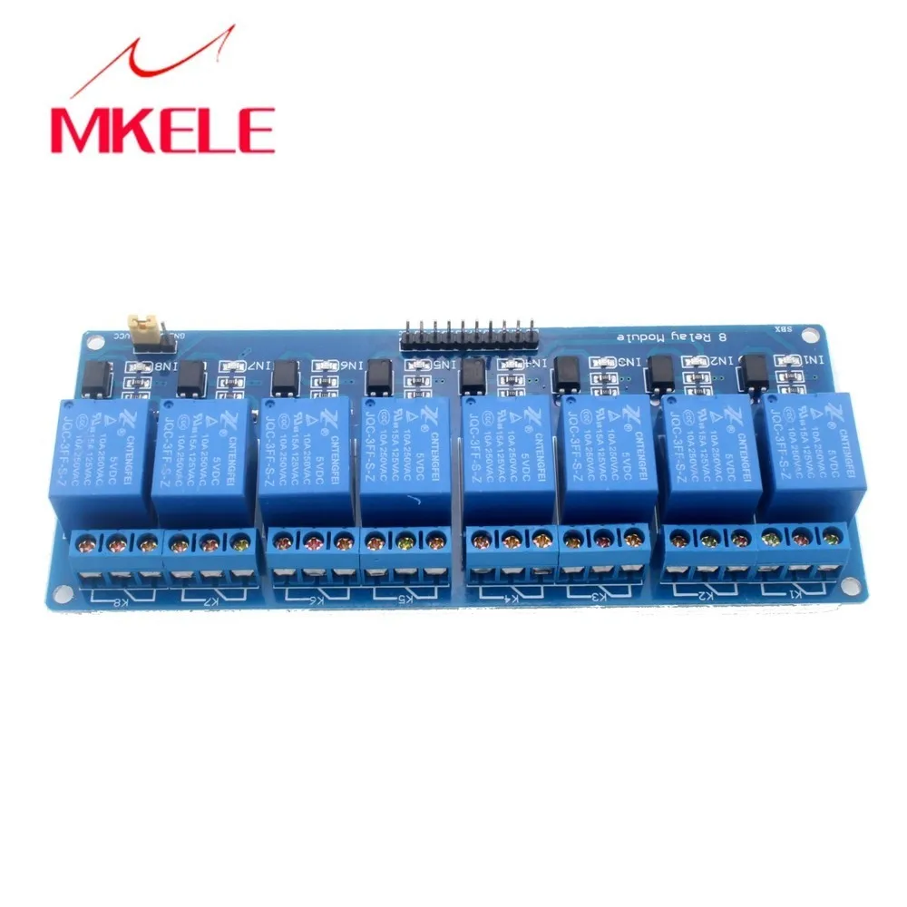 Горячая продажа 5 в электронный модуль реле таймера 8 экран канала для 51 AVR ARM Logic som