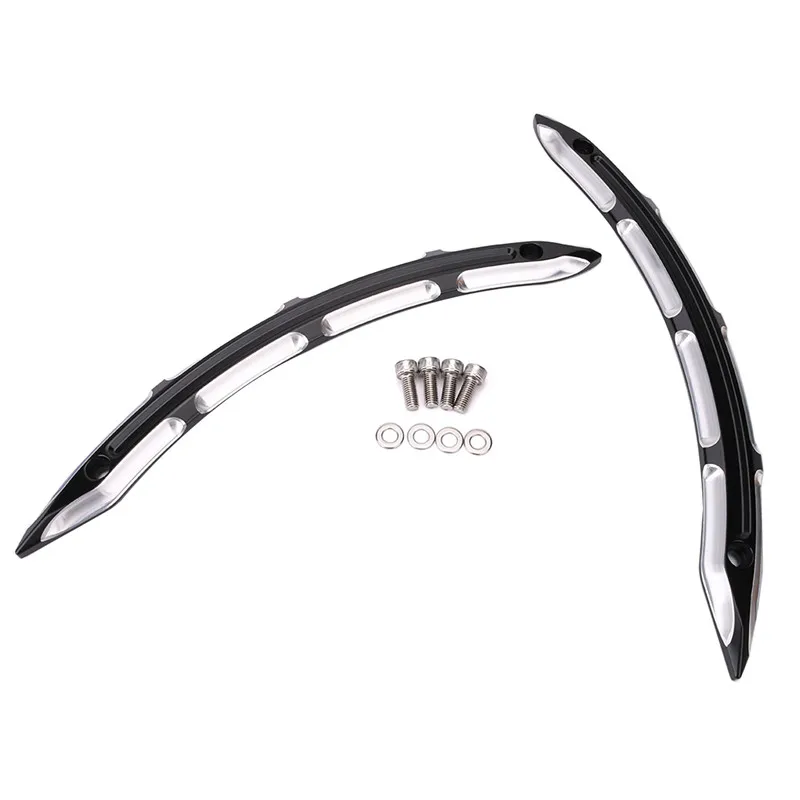 WISENGEAR мотоцикл Черный Заготовка заднее крыло комплект стойки для индийского