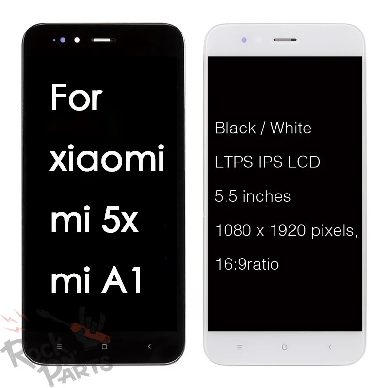 ЖК дисплей с сенсорным экраном собран и Frame для Xiaomi Mi 5X Для A1 5 дюйма Digitizer