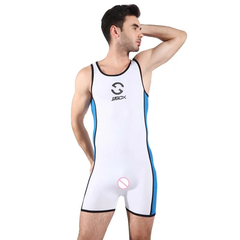 

Sexy Comfy Men BodySuit Wrestling Singlet Unitard Lingerie Mens Sexy Fitness Bodybuilding Bodywear Bodysuit Hot Slimming Shaper