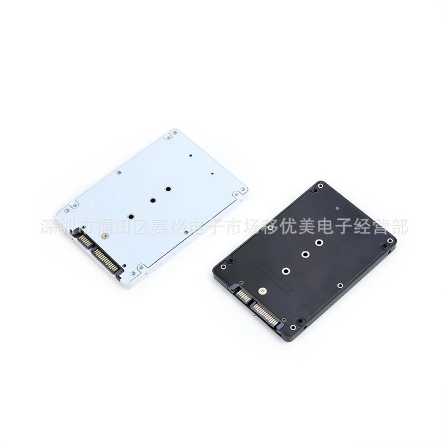 100 шт. корпус M.2 NGFF SSD до 2 5 &quotSATA адаптер карта с 7 мм толщиной чехол новый-PC друг |