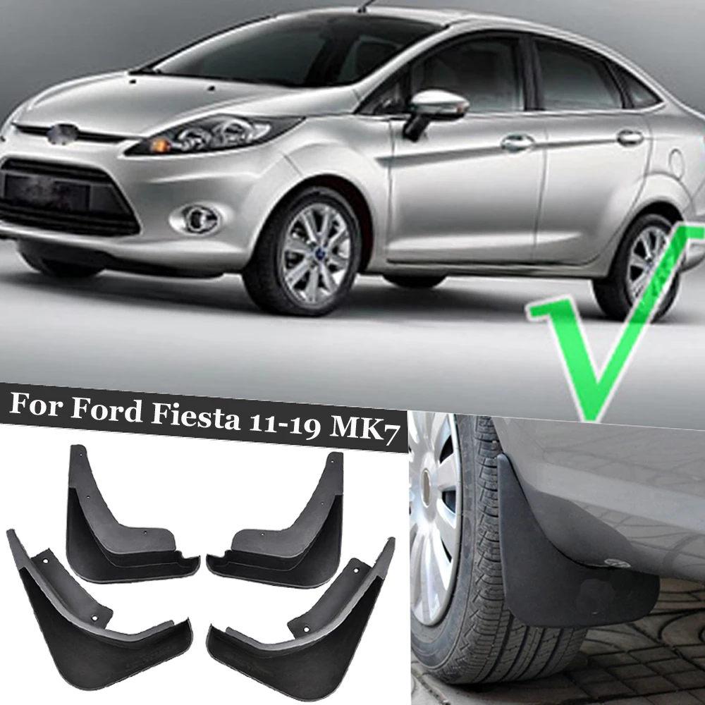 4 шт. спереди и сзади Всплеск брызговики грязезащитный щиток для форд фиеста 11 19