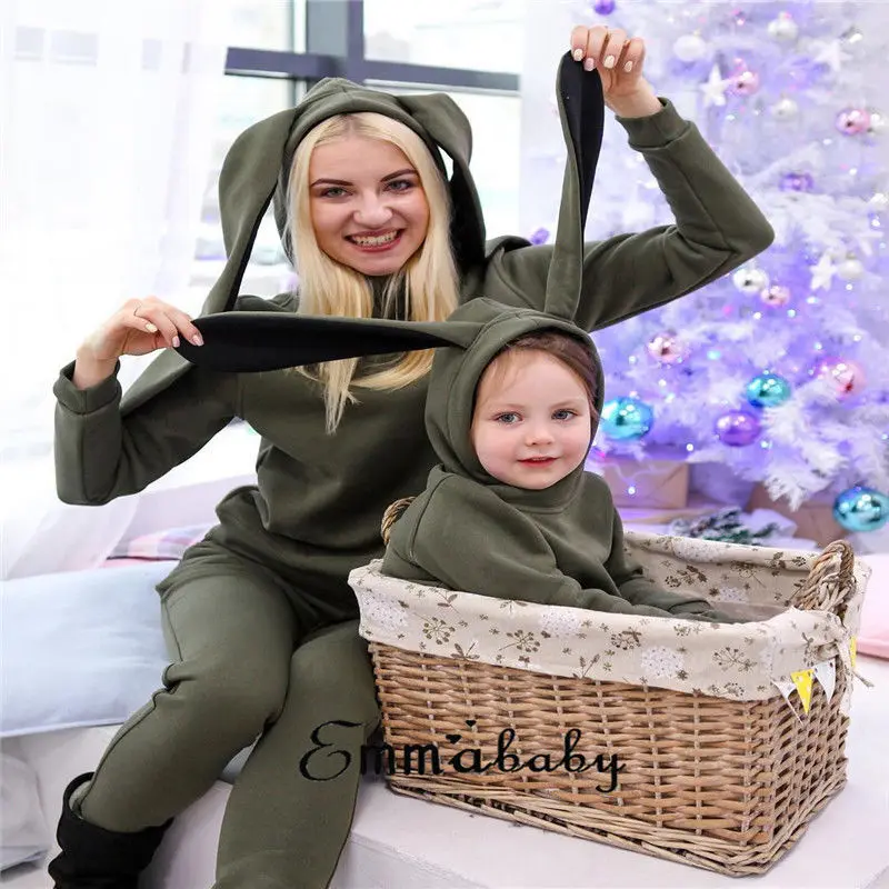 2018 новый спортивный костюм для женщин и девочек толстовки с капюшоном комплект