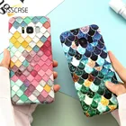 KISSCASE Модный 3D чехол для Samsung S9 S8 Plus Note 8 9 цветной Легкий милый жесткий чехол для телефона Samsung S7 Edge