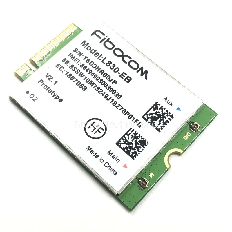 Fibocom L830 EB THINKPAD X380 / T480S T480 X280 T580 L580 L480 S1 gen 4LTE 4G беспроводной модуль/WWAN|Модемы| |