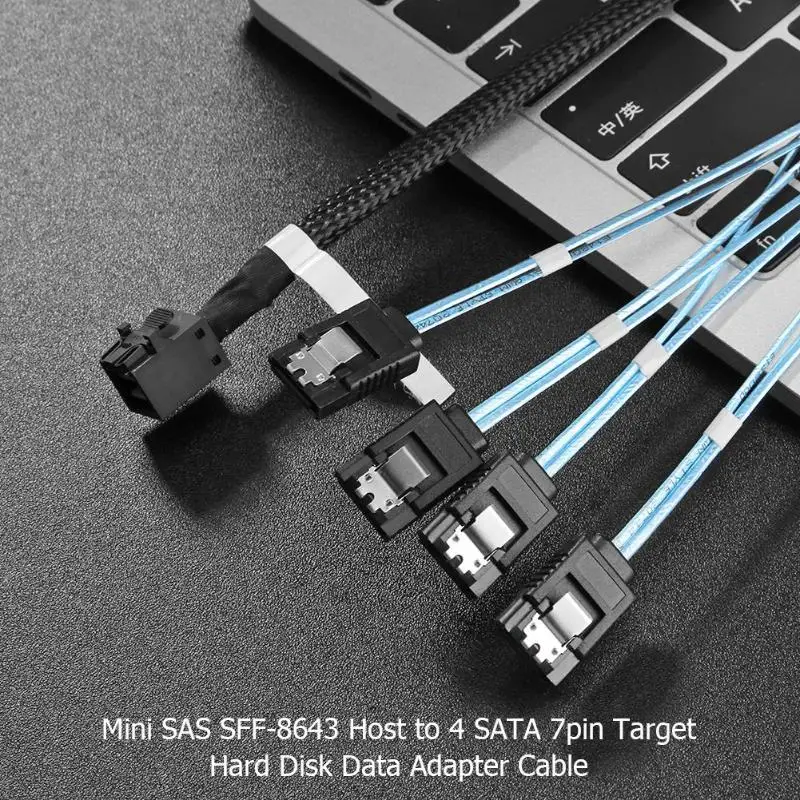 Мини SAS SFF 8643 хост до 4 SATA 7pin целевой жесткий диск кабель адаптера данных| |