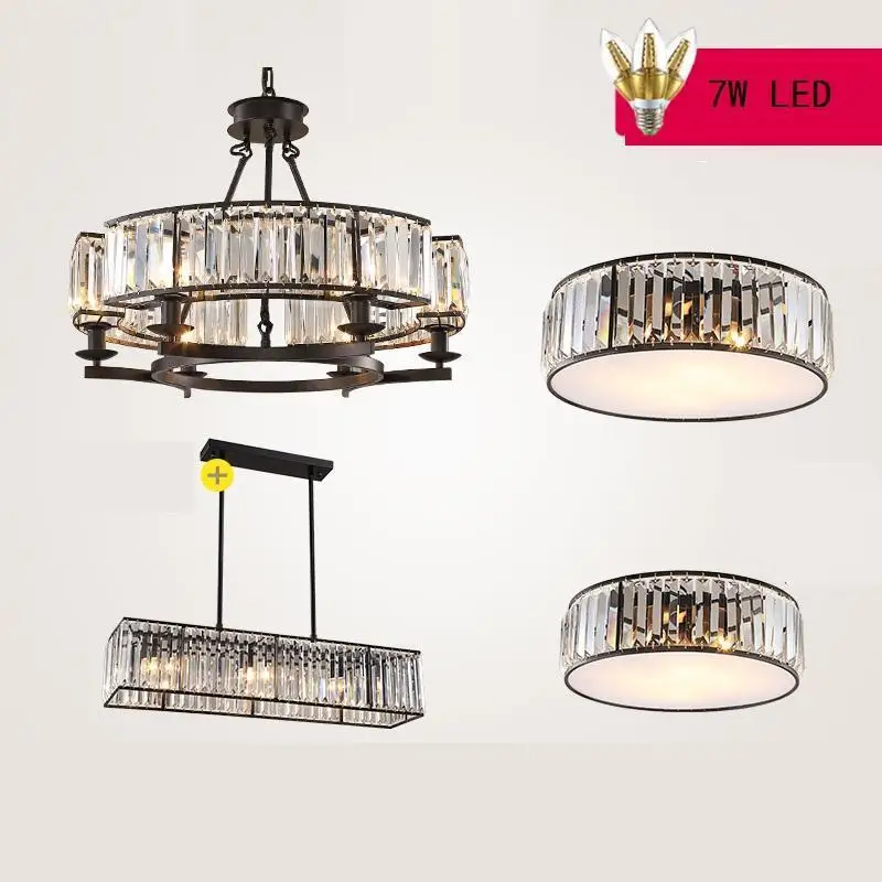 Lustre Para Quarto Crystal Pendelleuchte Lampara De Techo Colgante современный светильник подвесной | Лампы и
