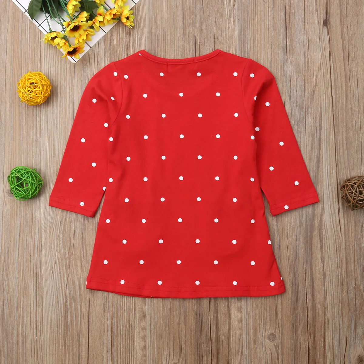 Christmas Baby Kid Girls Party Clothes Long Sleeves Dresses Xmas Kids Animal Deer Loose Princess Girl 6M-6T | Детская одежда и
