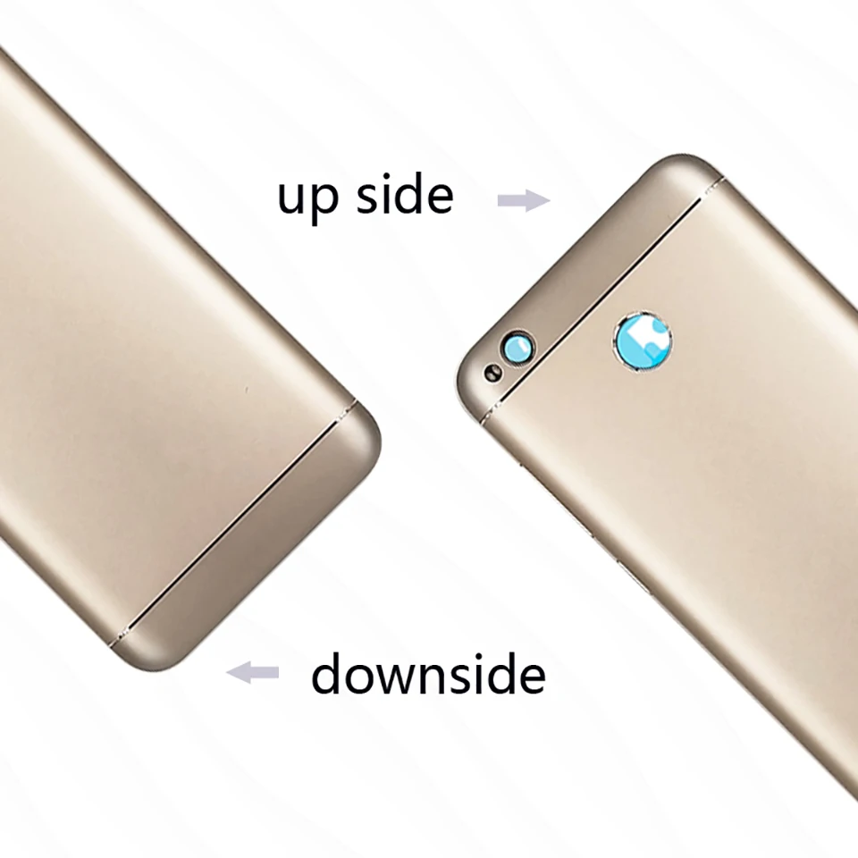 SRJTEK задний корпус для XIAOMI Redmi 4X чехол задняя крышка батарейный отсек с кнопкой