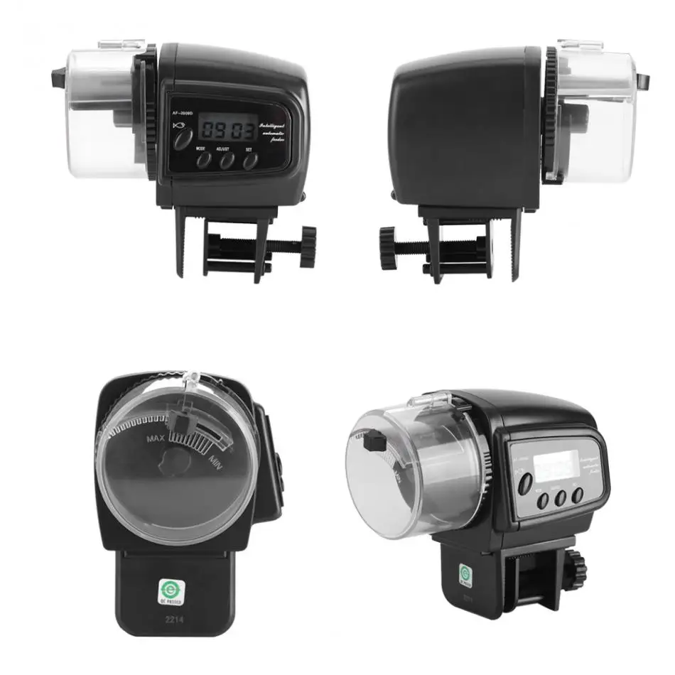 Автоматическая кормушка для рыб электронный дозатор креветок с ЖК дисплеем