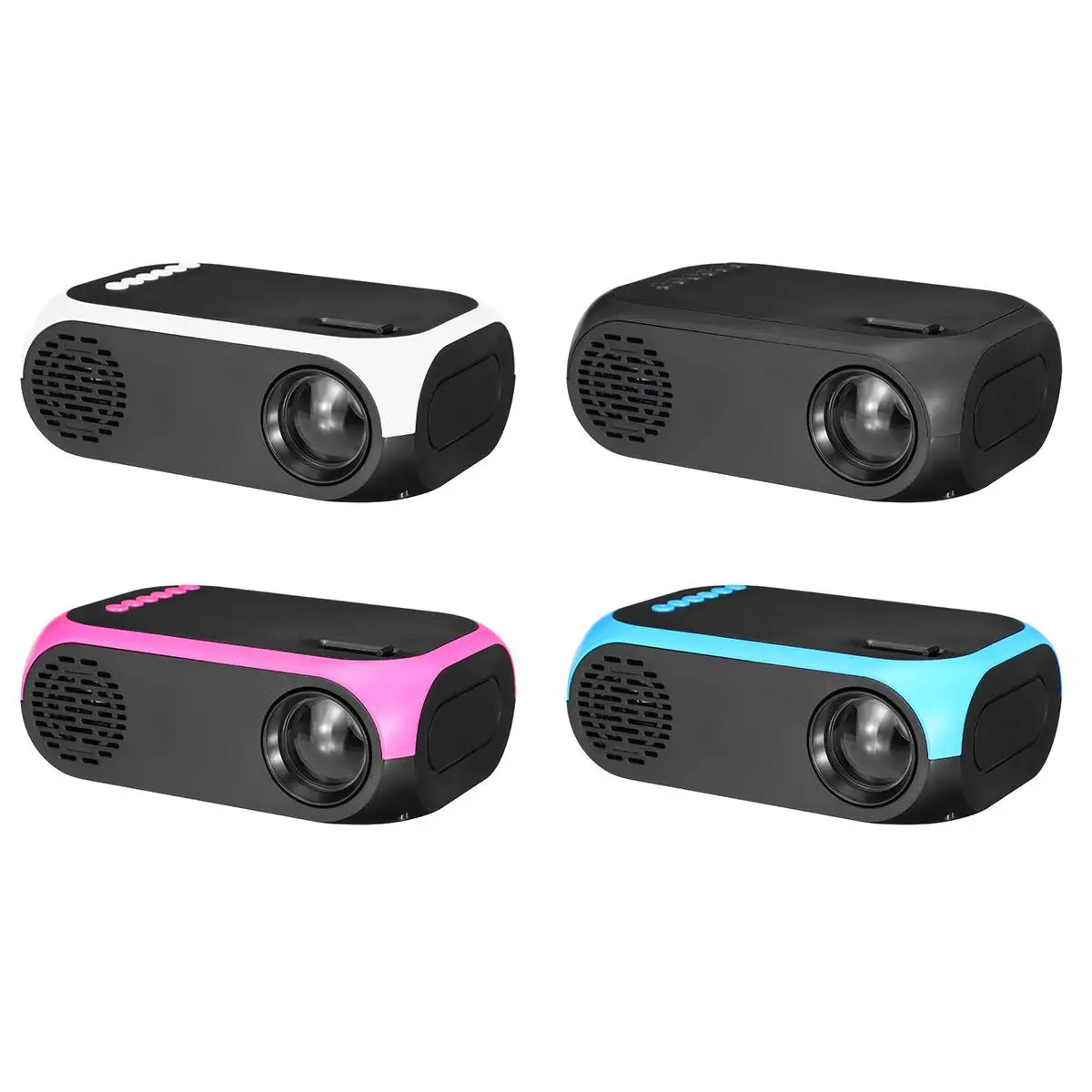 Мини проектор 1080p HD USB TF с поддержкой 3D MP4 портативный кинопроектор для домашнего