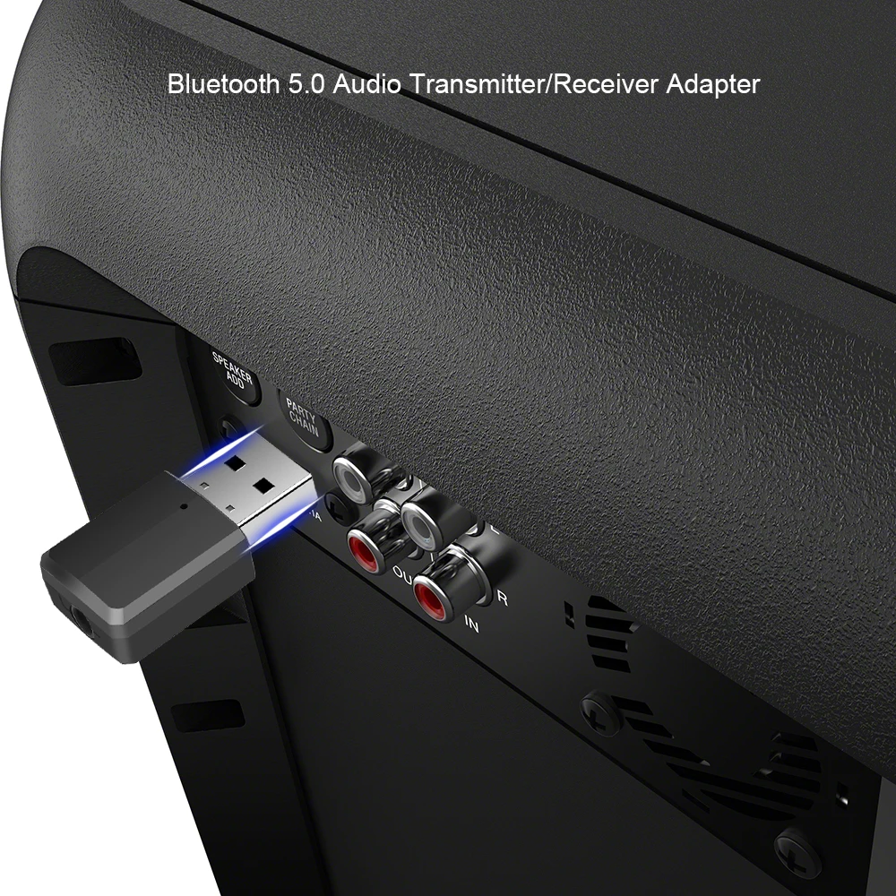 KEBIDU USB 3 5 мм Беспроводные адаптеры Bluetooth 0 аудио приемник передатчик AUX кабель