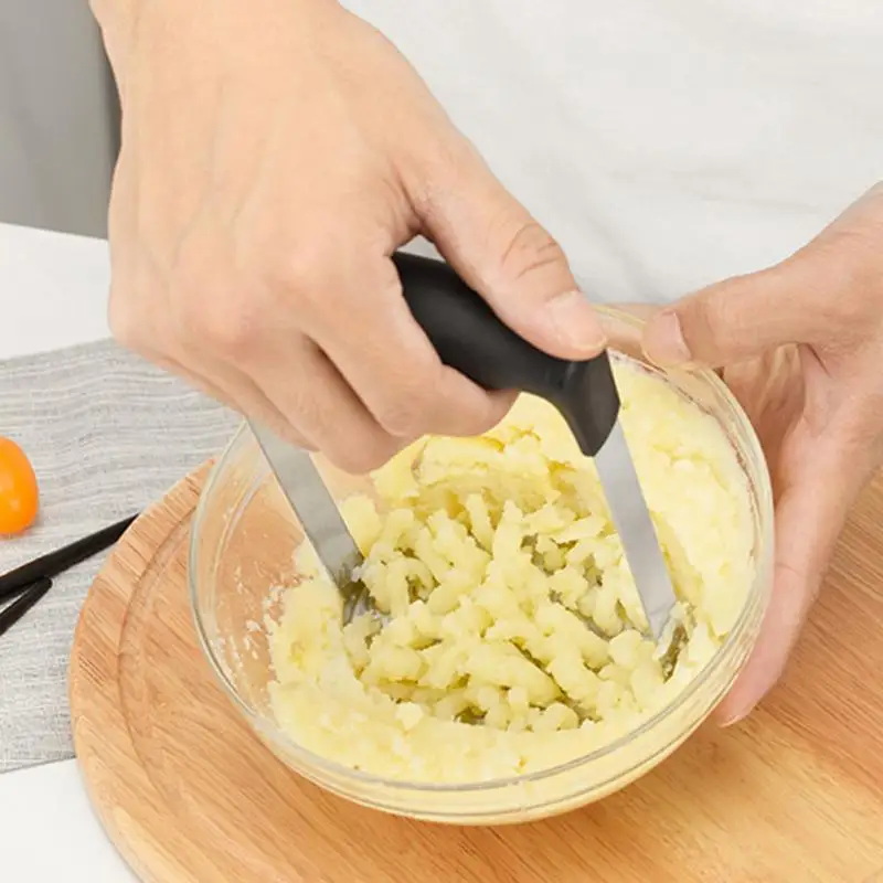 Картофель Masher бобы пресс Толкушка для пюре Кухня кухонная утварь Нескользящая