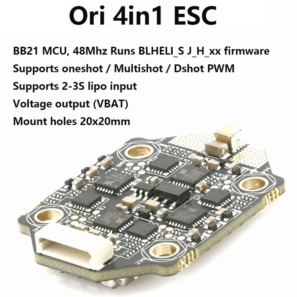 4в1 ESC Rcharlance Typhoon Blheli_32 40A fpv esc BLHeli бесщеточный Электрический регулятор скорости