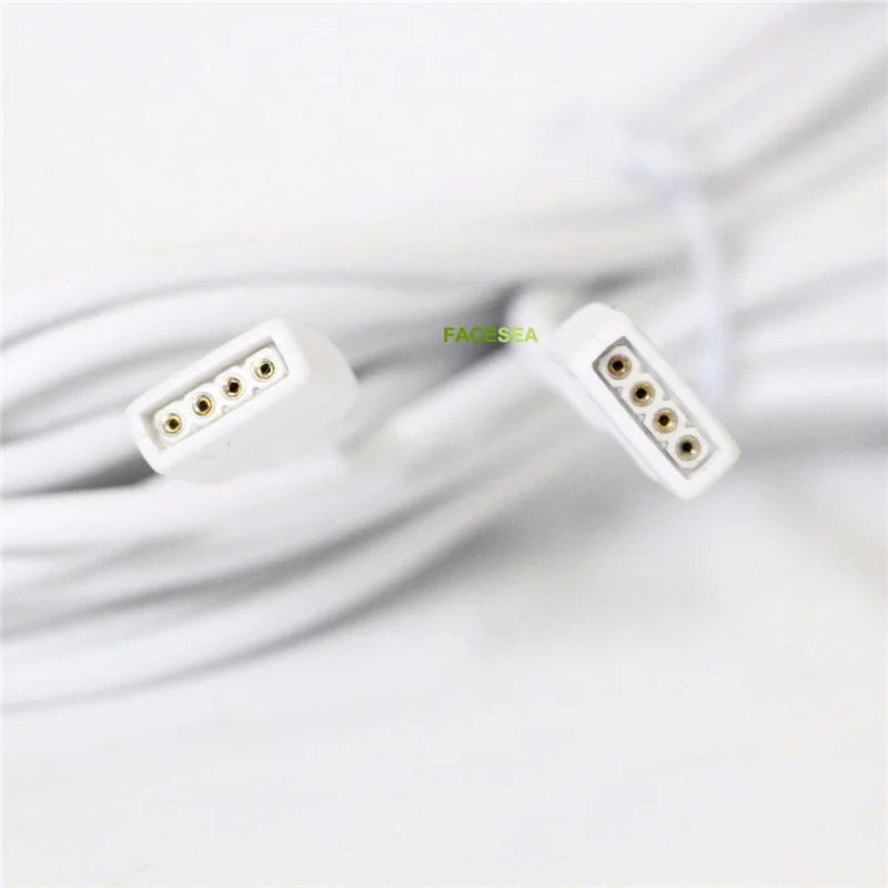 4 контакта RGB светодиодной ленты 10 шт. 30 см/50 см/1 м/2 м/5 м гнездовой Удлинительный