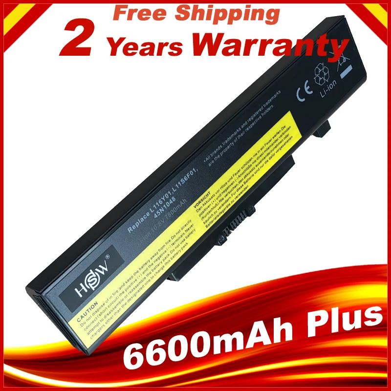 Аккумулятор для ноутбука LENOVO G510 G580 Z380 Z380AM Y480 G480 Y580 G580AM L11S6Y01 L11L6Y01 6600