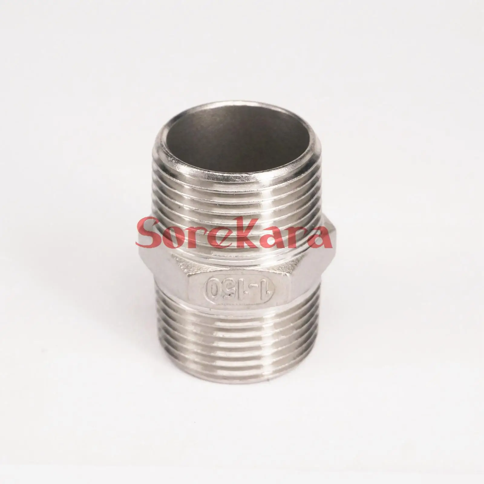 1-1/4&quot BSPT Male Thread Hex Nipple Union 304 Stainless Pipe Fitting Connector Coupler water oil air 143 PSI | Обустройство дома
