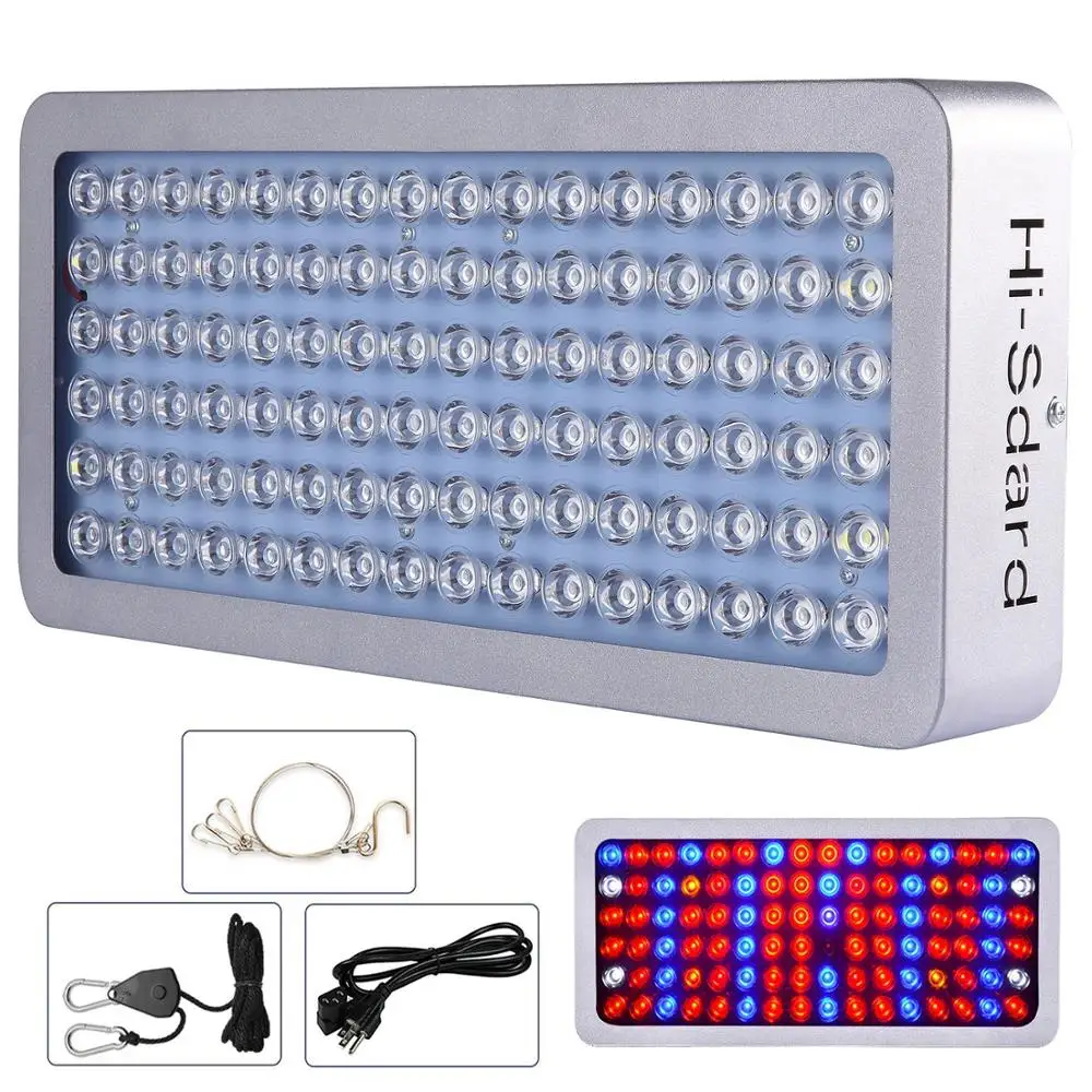 

LED Grow Light 1000W Full Spectrum Grow Lights for Indoor Plants with Lens Tech, Veg and Bloom, Daisy Chain, Adjustable Hanger