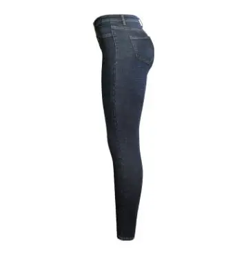 2018 оту e Invierno moda ретро джинсы alta cintura botn повседневные облегающие seoras pantalones de mezclilla