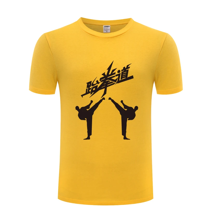 

Taekwondo Men's T-Shirt T Shirt Men 2018 New Short Sleeve O Neck Cotton Casual Top Tee