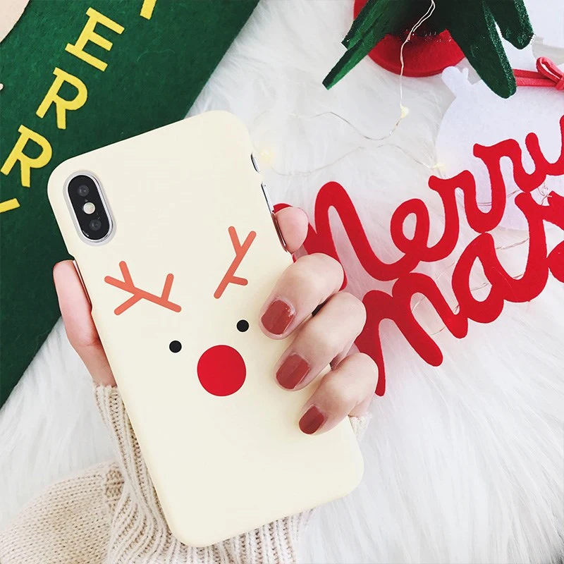 Pushingbest милый мультфильм Лось мобильный чехол для телефона IphoneX 6s 7 8 плюс