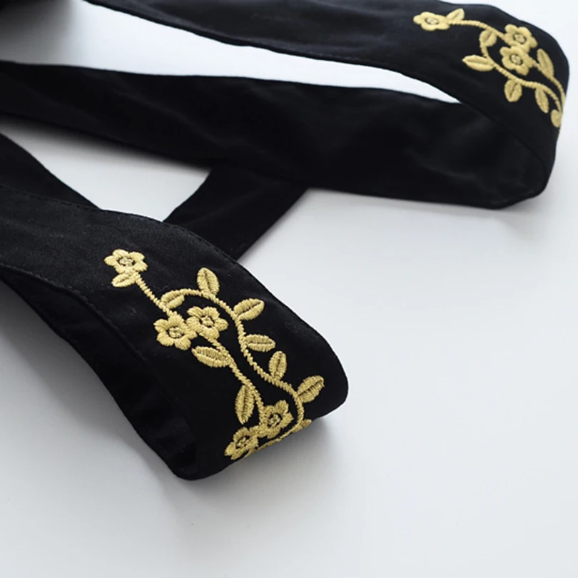 Винтажная Цветочная вышитая подвеска платье + полосатая блузка комплект из 2