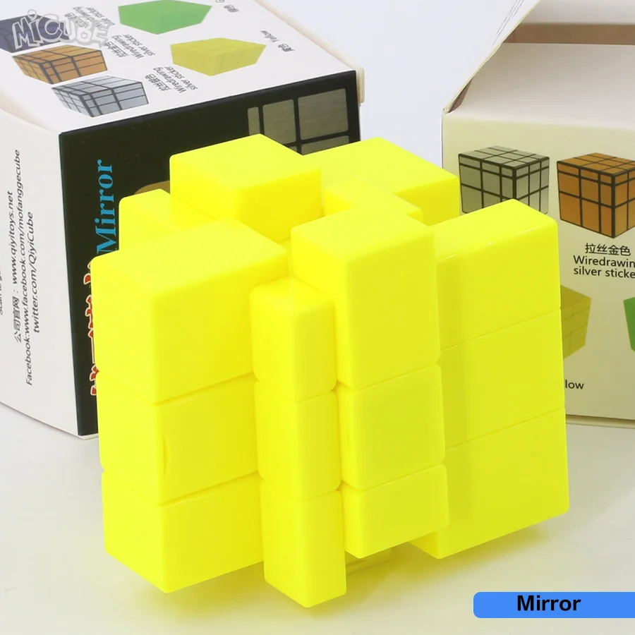 Зеркальный куб Qiyi Magic Speed Cube 3x3x3 2x2x2 4x4x4 5x5 7x7x7 Pyramid Sq1 3 4x4 7x7 игрушки для