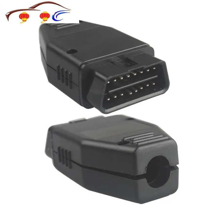 10 шт./лот Экспресс доставку! 16 контактный адаптер OBD2 OBDII Штекерный разъем jзубного