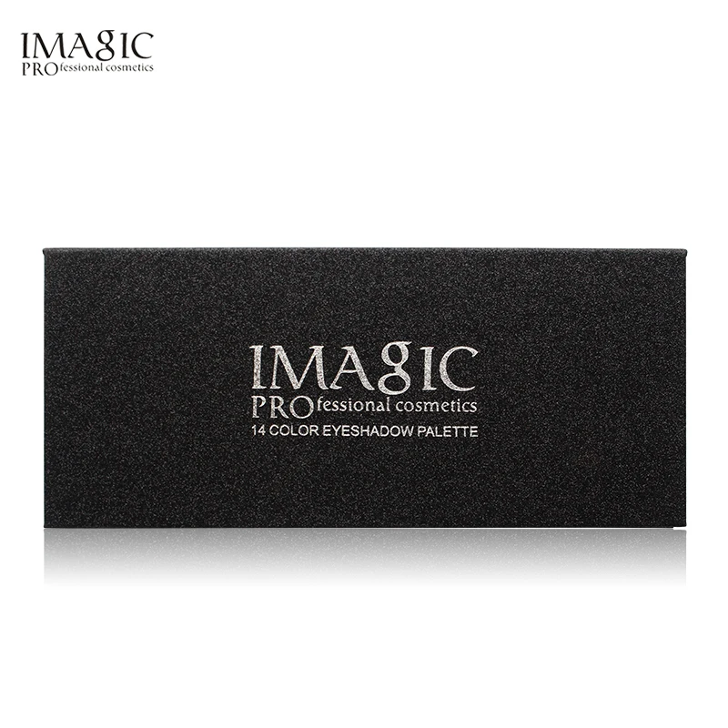 IMAGIC 14 оттенков тени для век блестящие Палитра с макияжем косметические Кисть