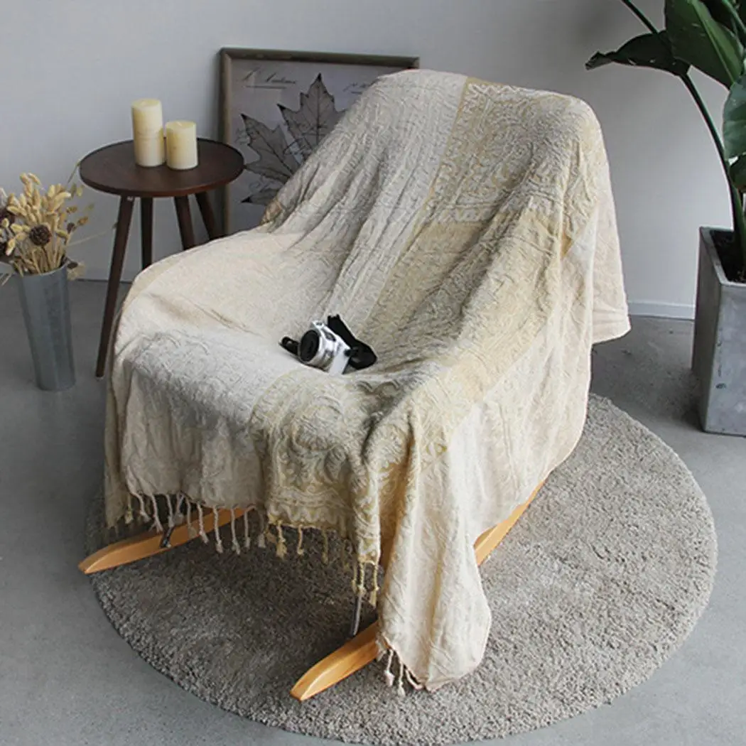 Этнический стиль одеяло цветочный ковер диван-кровать гостиная квадратный как