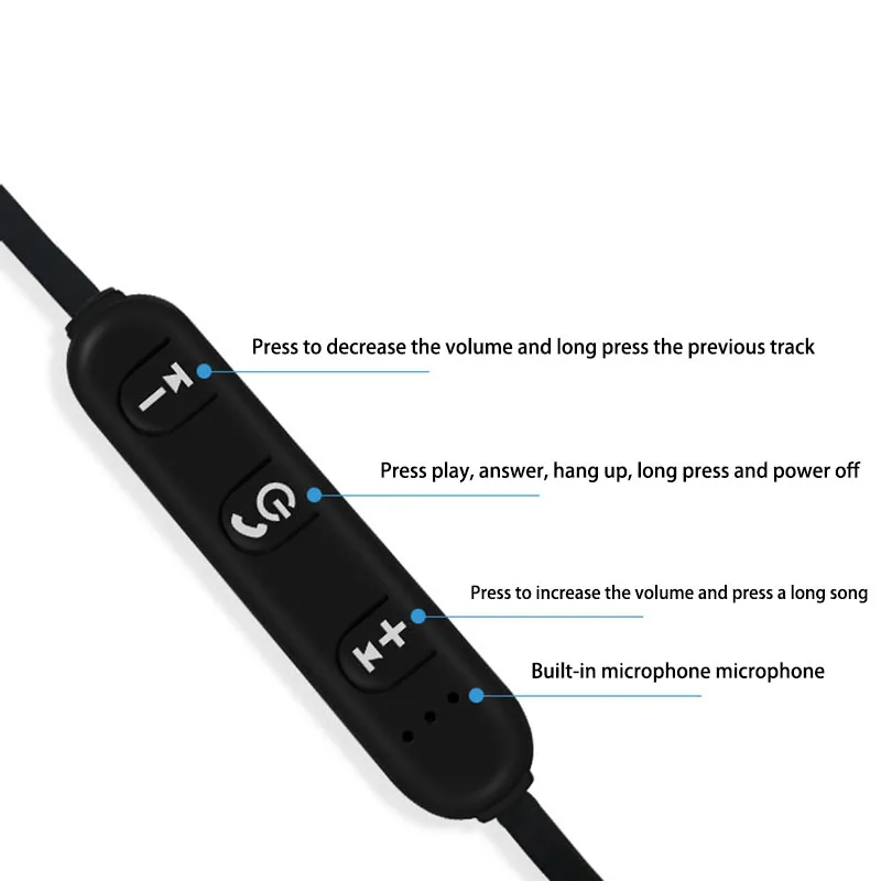 Беспроводная гарнитура спортивные наушники Bluetooth стерео музыкальные с
