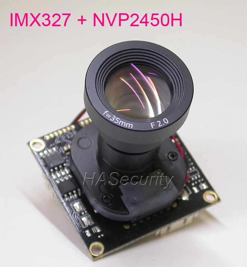 35 мм объектив HDR (WDR) AHD H / CVBS 1/2.8 &quotSTARVIS IMX327 CMOS NVP2450 камера видеонаблюдения PCB плата