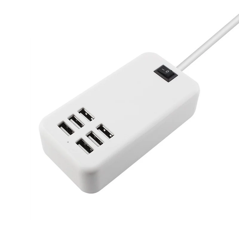 6 Usb портов зарядное устройство концентратор для телефона планшета 20 Вт умная