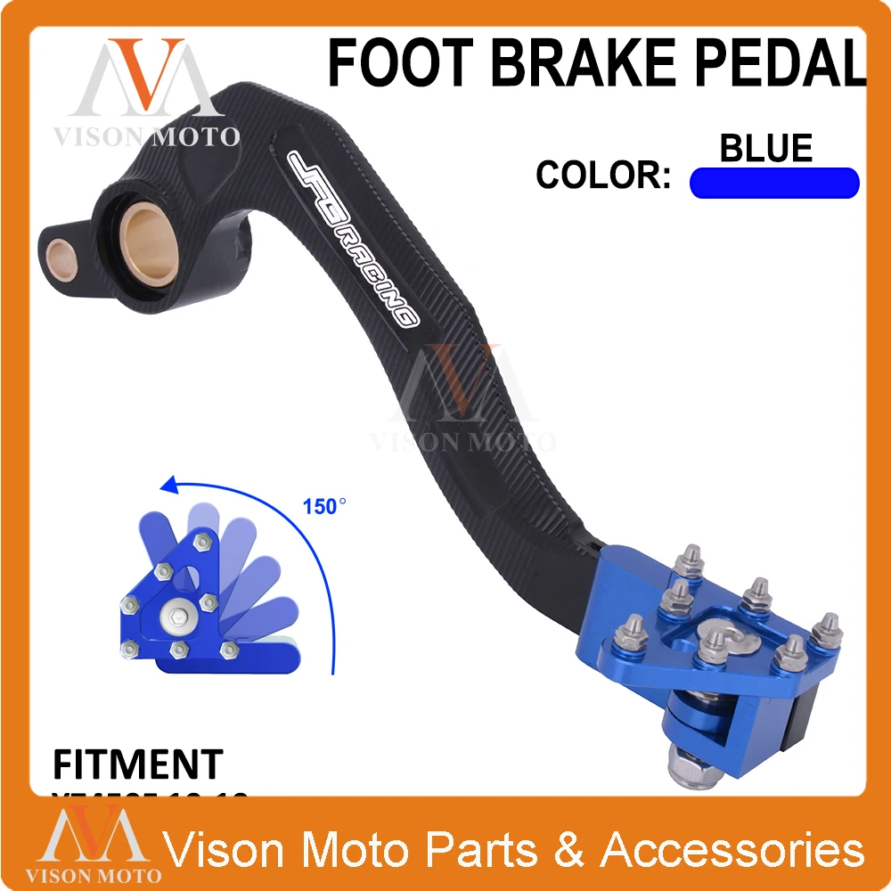 Алюминиевая задняя педаль тормоза для мотоцикла CNC Yamaha YZ450F YZ450FX WR450F YZ WR 450F 450FX 450 F FX