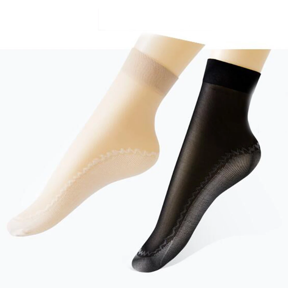 Тонкие хлопковые носки 10 цветов на весну и лето мягкие Нескользящие однотонные