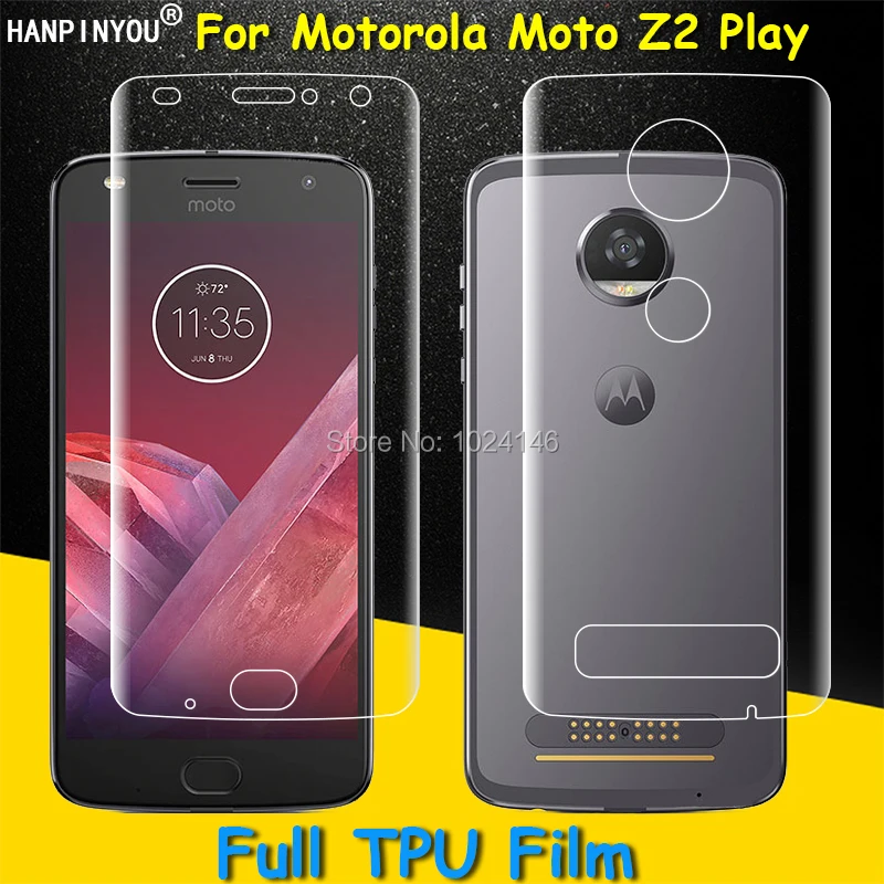 Защитная пленка из мягкого ТПУ с полным покрытием для Motorola Moto Z2 Play Z2Play 5 &quot(не
