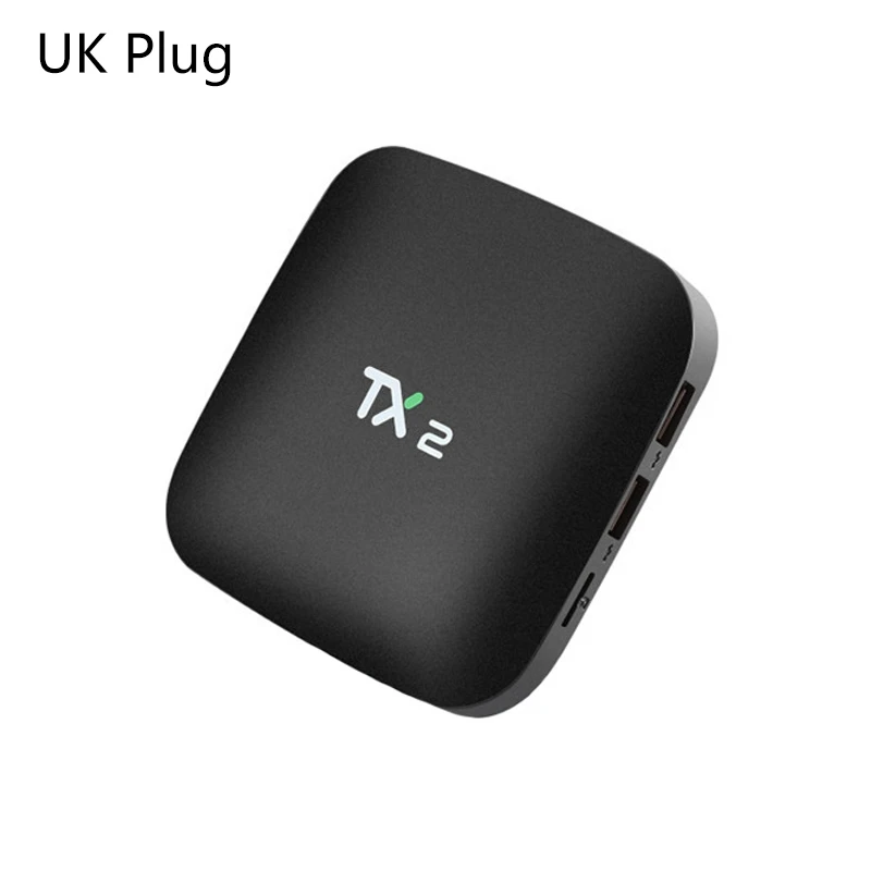 2018 TX2 2 ГБ + 16 Гб Rockchip RK3229 Android 6 0 TV BOX WiFi медиаплеер UK Plug | Электроника