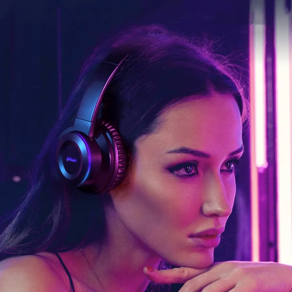 Беспроводные наушники Picun B9 Bluetooth с сенсорным управлением гарнитура микрофоном/TF
