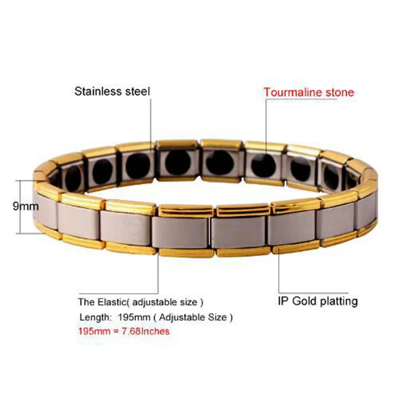 Распродажа титановый медицинский терапевтический браслет 316L магнитные