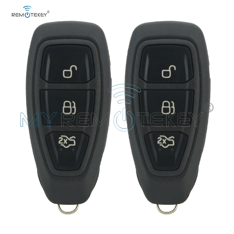 Умный ключ Remtekey 2 шт. для Ford Mondeo Fiesta Focus Galaxy Grand Kuga 2007 2017 434 МГц KR55WK48801 3 кнопки