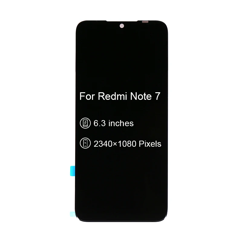 ЖК дисплей для Redmi Note 7 дигитайзер сенсорного экрана в сборе стеклянная панель