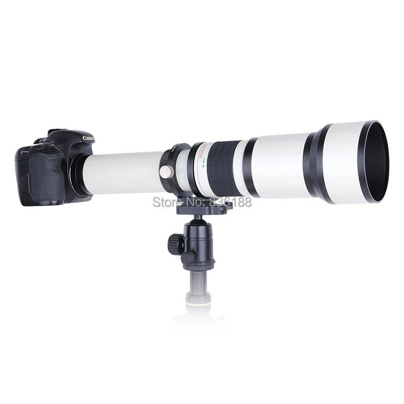 JINTU белый 650 1300 мм MF suppuer набор телеобъективов + T2 адаптер чехол для Pentax K X R 7 5 5II K10 K20