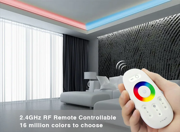 RGBW светодиодный контроллер Набор сенсорный экран 2 4 г DC12-24V 18A RGB/пульт