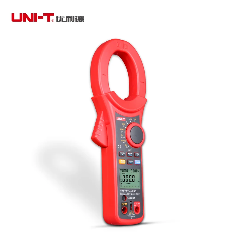 Цифровой клещи UNI T UT222 2500A истинный RMS резистор напряжения