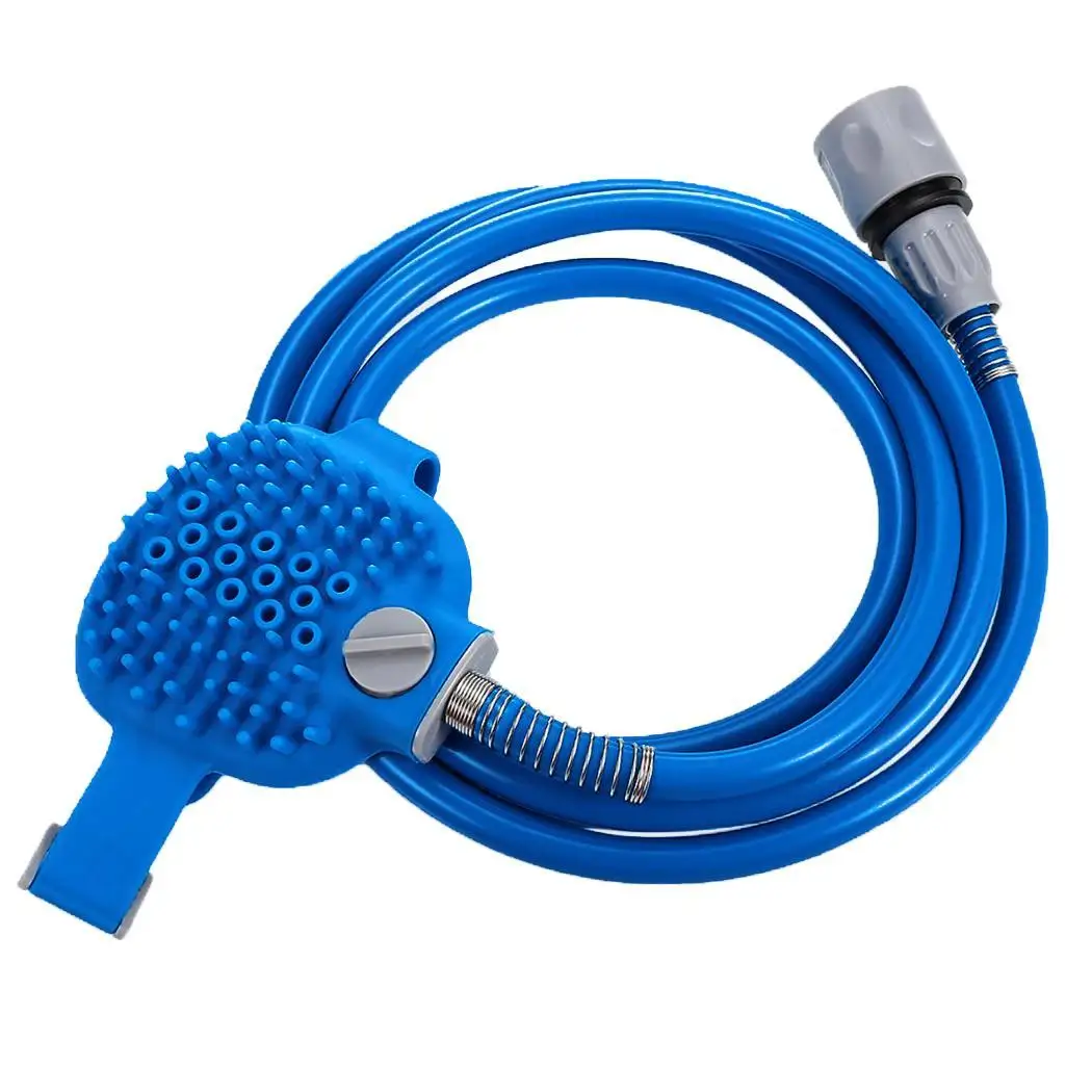 Pet Dogs Cats Bathing Watering Sprayer Cleaning Shower Head Tool Blue 250cm /98.43inch Accessories |